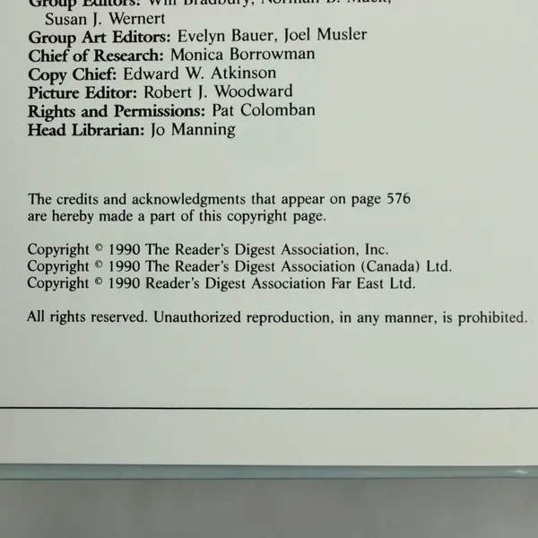 Vintage Reader's Digest Book of North American Birds 1990 Hardcover Reference