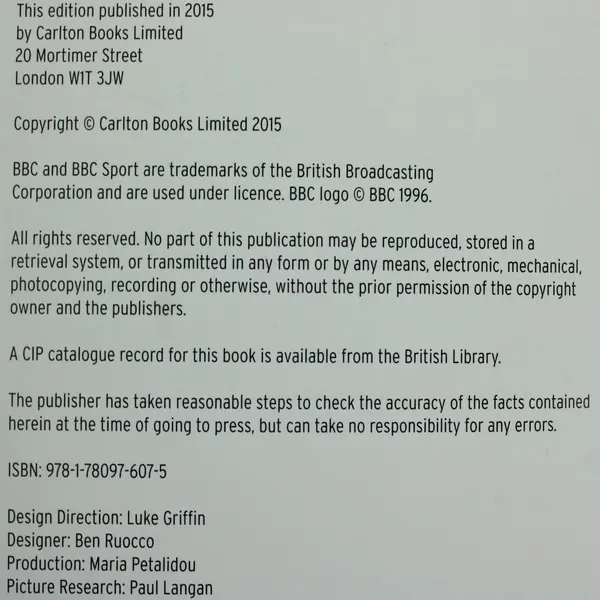 Official BBC Sport Formula One 2015 Guide Bruce Jones Grand Prix Handbook