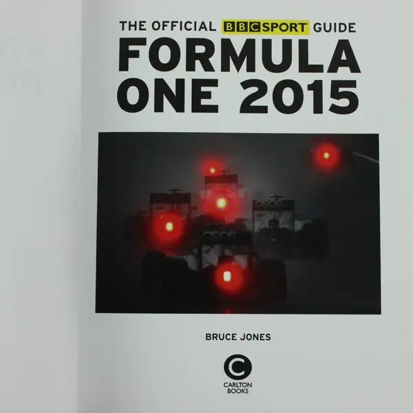 Official BBC Sport Formula One 2015 Guide Bruce Jones Grand Prix Handbook