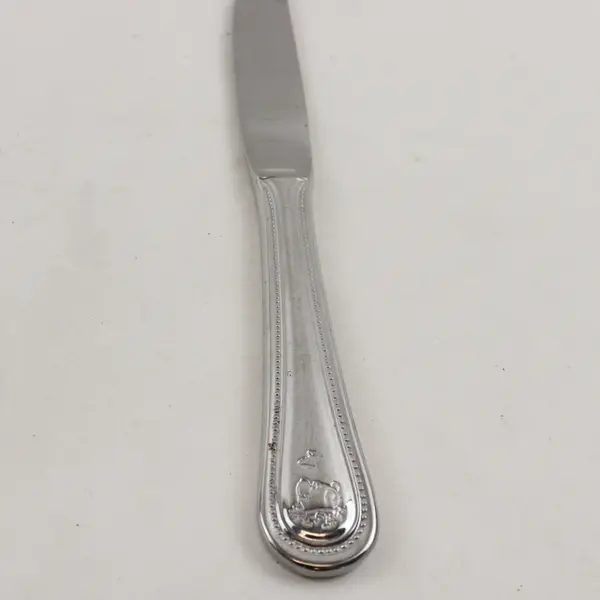 2 Disney Silver DIY1 Pattern Winnie Pooh 18/8 SS Dinner Knives Rare Piece 9.25" 