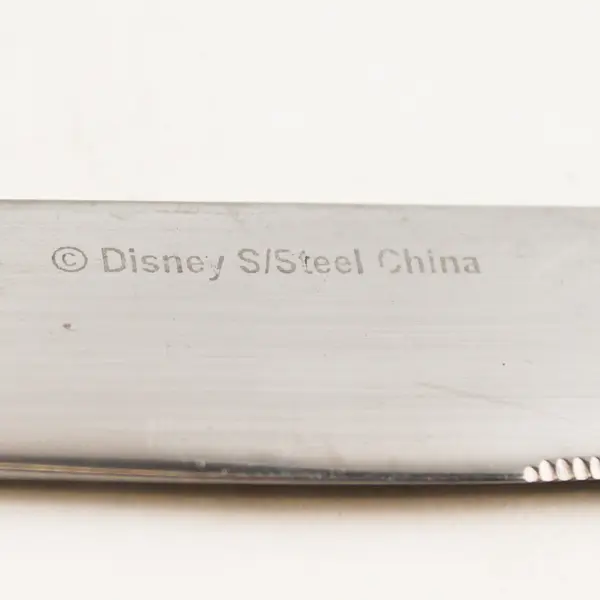 2 Disney Silver DIY1 Pattern Winnie Pooh 18/8 SS Dinner Knives Rare Piece 9.25" 