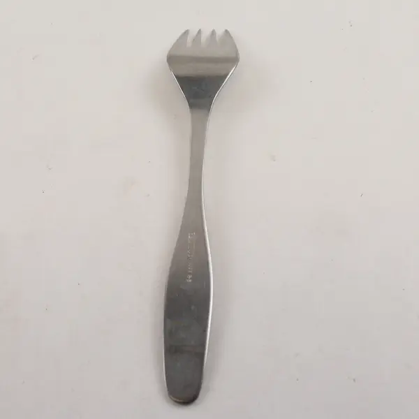 Selandia Denmark 18/8 SS Youth Fork Engraved Monkey 5.5" Long Rare HTF Pattern
