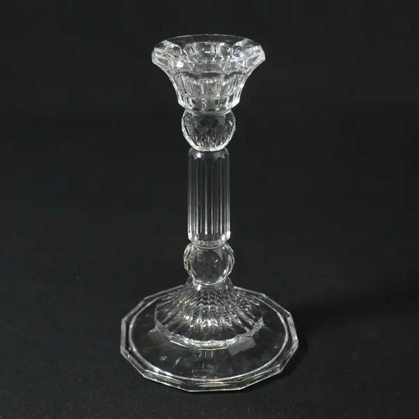 2 Fifth Ave 24% Austrian Crystal Taper Candle Holders 5.5 in