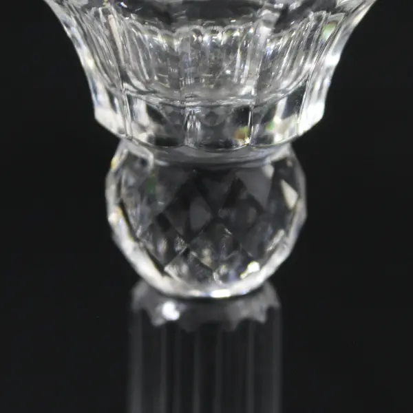 2 Fifth Ave 24% Austrian Crystal Taper Candle Holders 5.5 in