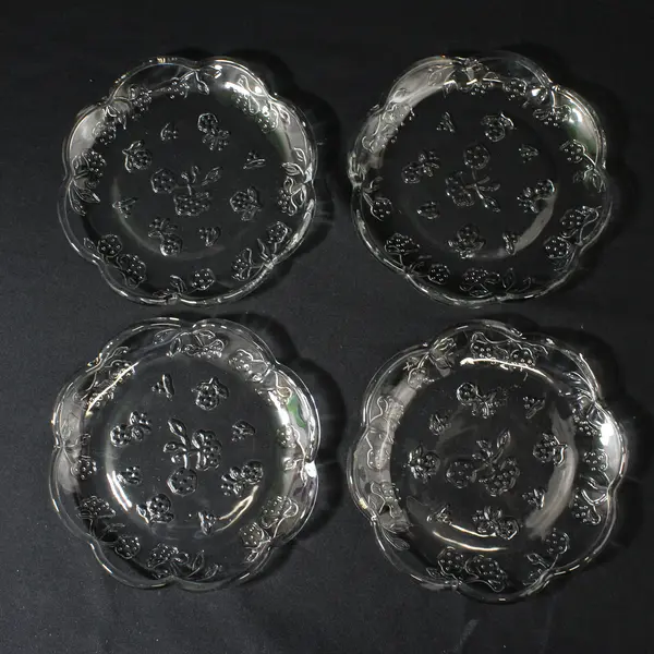 Set of 4 Vintage Anchor Hocking Savannah 6" Bread Plates