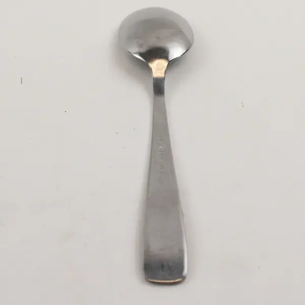 VTG Rare Furst Edelstahl SS Youth Spoon Engraved Squirrel Purse & Initials 6.5"