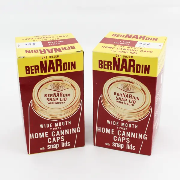 2 Boxes  Of BerNARdin Wide Mouth Canning Jar Lids And Rings 2 Dozen Total
