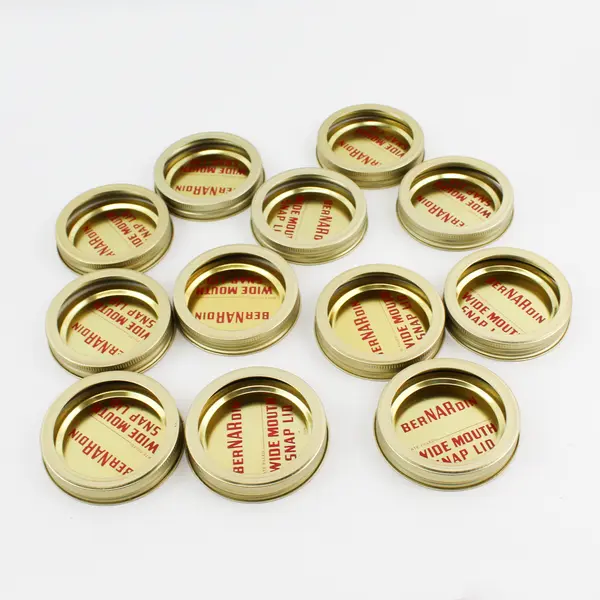 2 Boxes  Of BerNARdin Wide Mouth Canning Jar Lids And Rings 2 Dozen Total