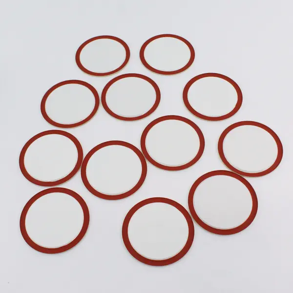 Lot of 46 Ball Wide Mouth Canning Jar Lids With Red Rubber Seals