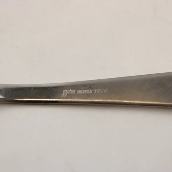 Vintage 18/8 SS Infant Feeding Spoon Solingen Very Rare HTF Item Cat Motif 5.25"