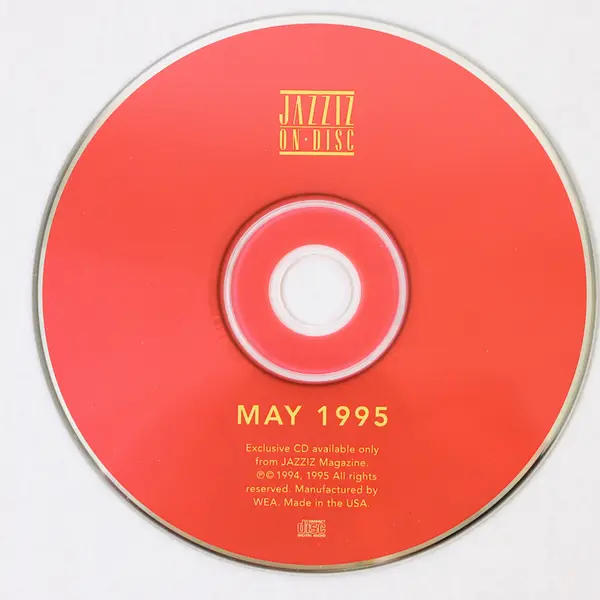 Jazziz On Disc Exclusive CD 10 Tracks by Various Artists May 1995
