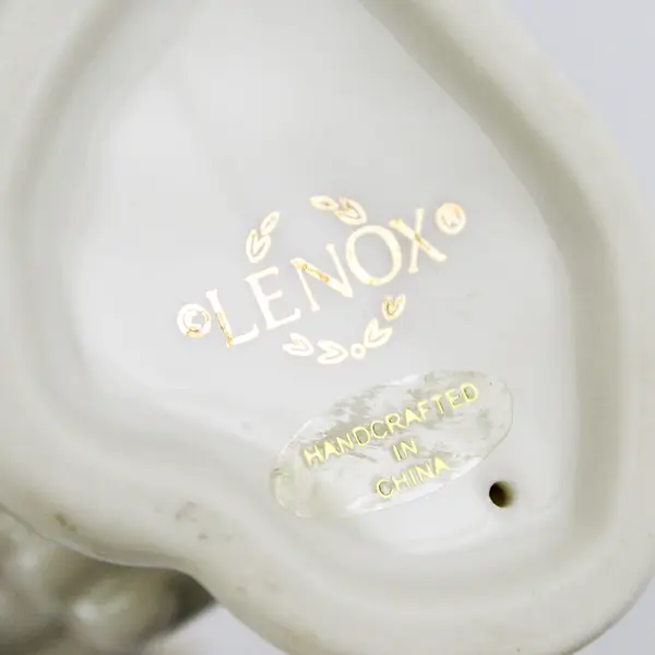 Lenox Sea Prancer Leaping Porcelain Dolphin Figurine w/Gold Accents 4 inch