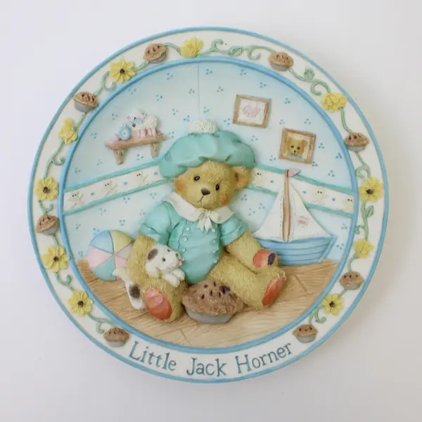 Cherished Teddies Little Jack Horner I'm Plum Happy You're My Friend #151998