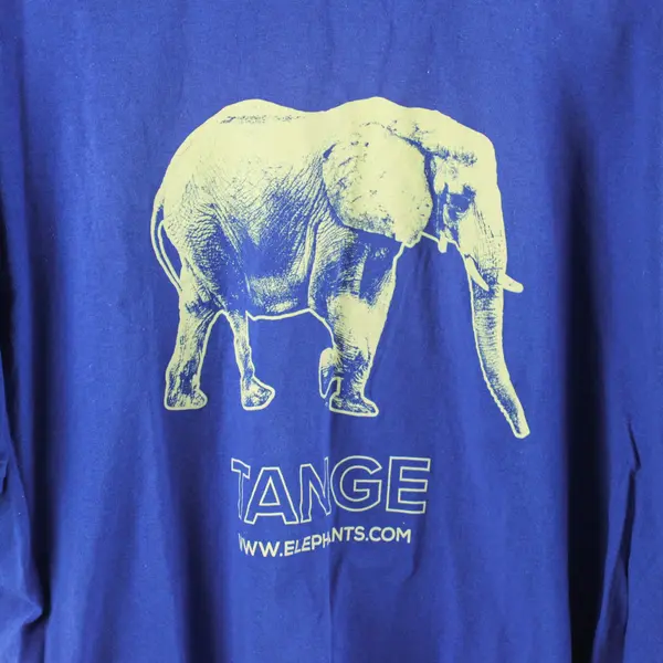 Gildan Blue Elephant Sanctuary Tennessee Graphic T-Shirt Short Sleeve Size 2XL