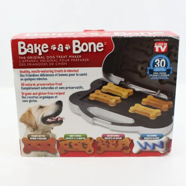 As Seen On TV Bake-A-Bone Dog Treat Maker 8783FE Used