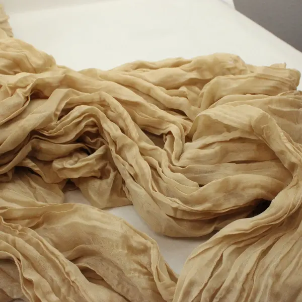 Lot of 9 Beige Sandy Brown Lightweight Scarves Drapery Decor FLAWED