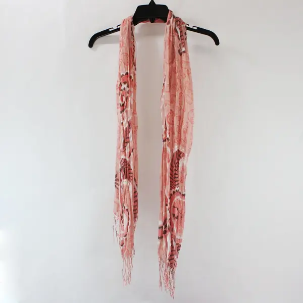 Lot of 4 Women's Pink Purple Lightweight Boho Scarves