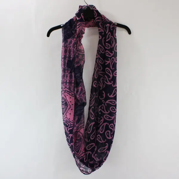 Lot of 4 Women's Pink Purple Lightweight Boho Scarves