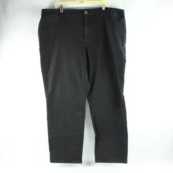 CJ Banks Signature Slimming Women's Black Straight Leg Pants 24W