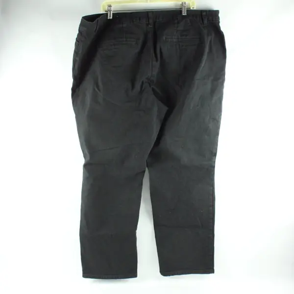 CJ Banks Signature Slimming Women's Black Straight Leg Pants 24W