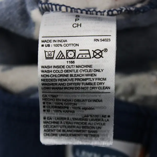 Old Navy Men's Small Yeti Blue Flannel Jogger Pajama Pants