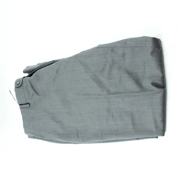 Joseph Abboud Men's Gray Wool Tapered Dress Pants 42x30
