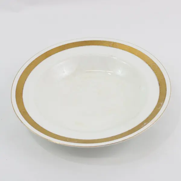 Antique Pountney Bristol Ware Scale Vegetable Bowl 10 in