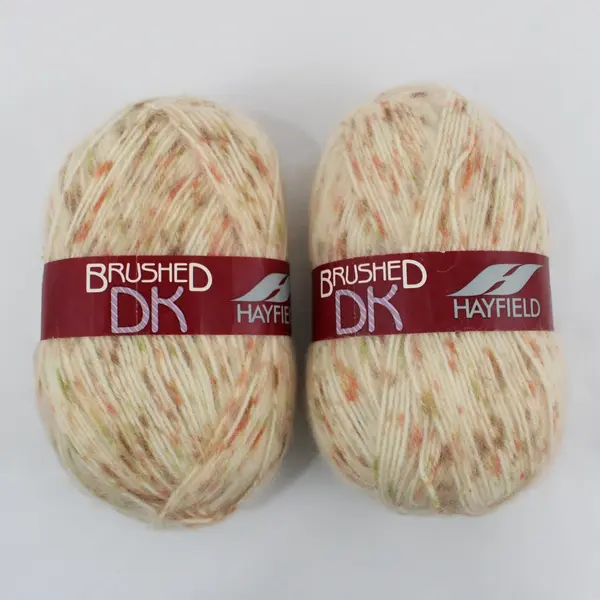 Lot of 4 Hayfield Brushed DK Yarn Skeins, Mottled Hues Knitting/Crochet 100g ea.