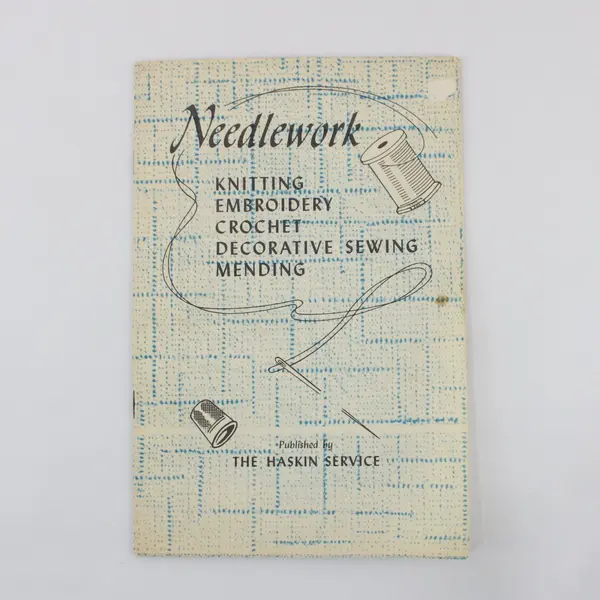 Vintage Haskin Needlework Instructional Booklet, 1945 