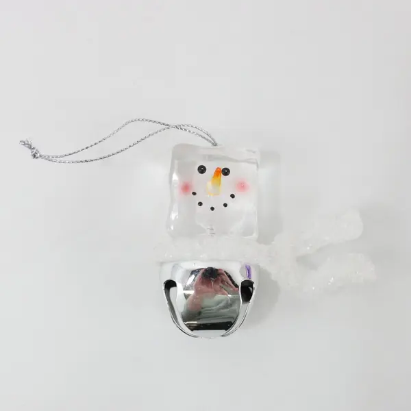 Roman Jingle Buddies Christmas Ornaments Lot of 6, 5 Snowmen 1 Lady Face