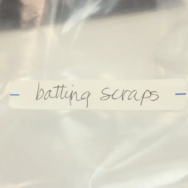 1.5 lb Lot Quilt Batting Scraps for Quilting Sewing Crafts