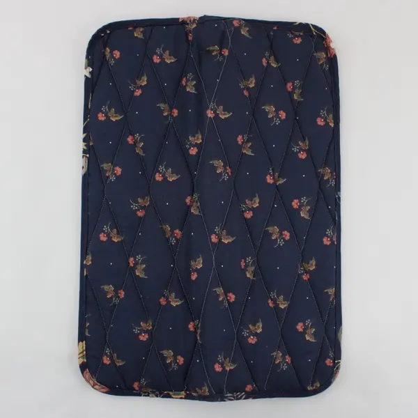 Unbranded Blue/Pink Floral Knitting Needle Case, Zippered 7 compartments 