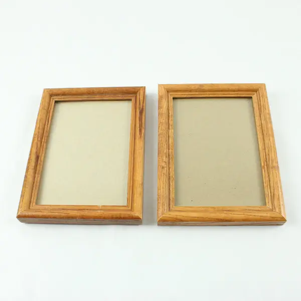 Lot of 2 Wood Picture Frames