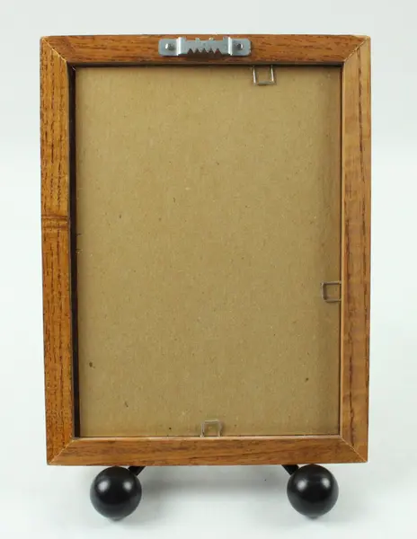 Lot of 2 Brown Wooden Picture Frames