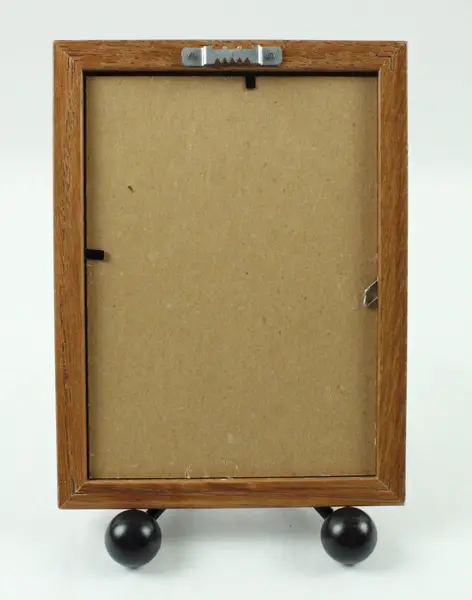 Lot of 2 Brown Wooden Picture Frames