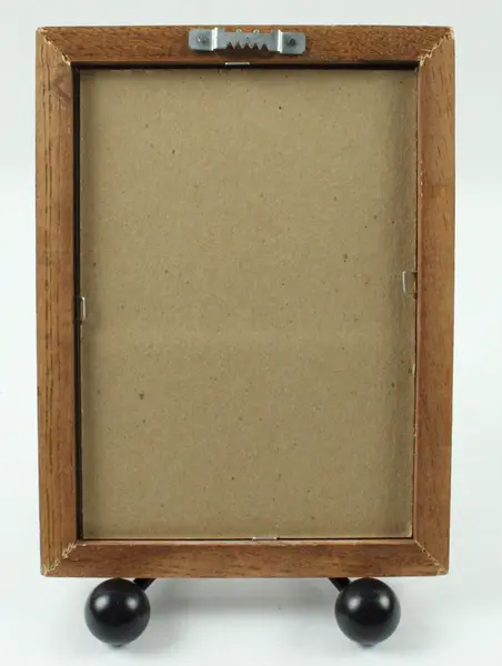 Lot of 2 Oak Finish Wood Picture Frames Wall Display 5 x 7 Photos