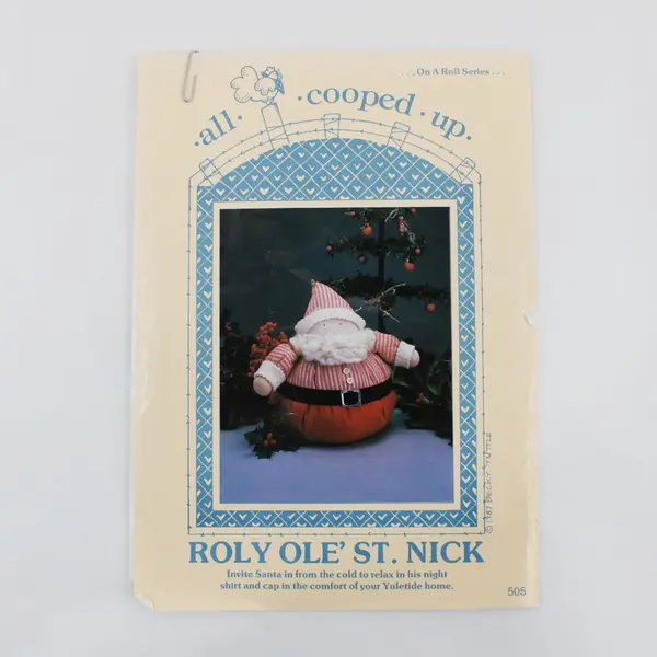 Lot of 2 All Cooped Up Patterns Roly Ole' St. Nick 505 Lavender & Rose 411