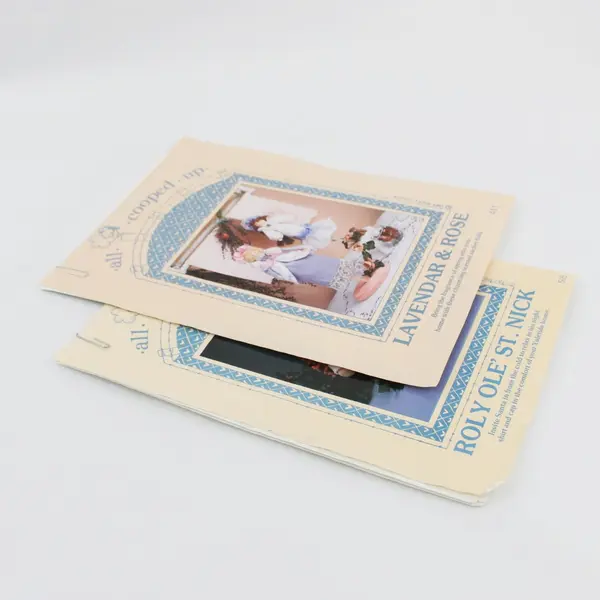 Lot of 2 All Cooped Up Patterns Roly Ole' St. Nick 505 Lavender & Rose 411