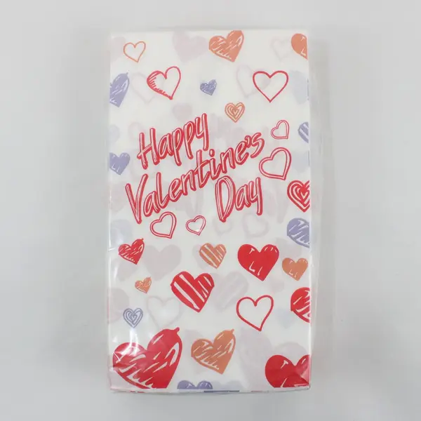 Valentine's Day Party Napkins 50 Pack 4.5 x 8 Inch NWT