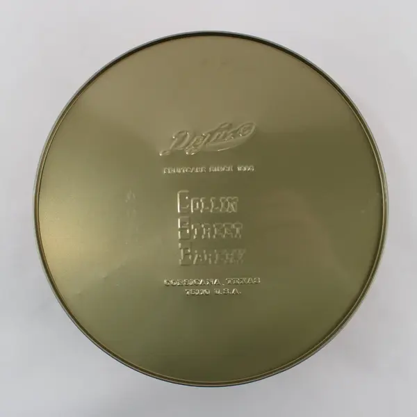 Collin Street Bakery Fruitcake Tin 1996 Corsicana TX 100 Years, 7" Round 