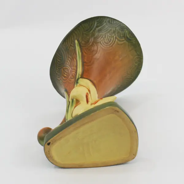 Roseville Pottery Zephyr Lily Green 6" Cornucopia Vase Pattern 203