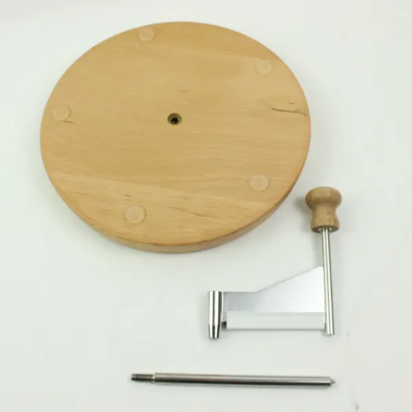 Wooden Cheese Curler Wheel 8 Inch Diameter Serving Kitchen Tool