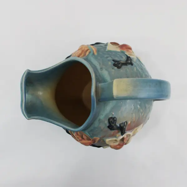 Vintage Roseville Magnolia Blue Pitcher Model 1327