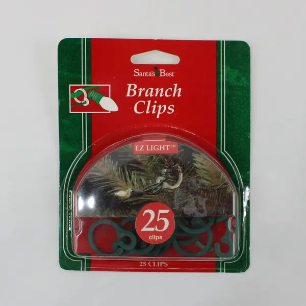 Lot of 2 Santa's Best EZ Light Branch Clips 50 Count Total