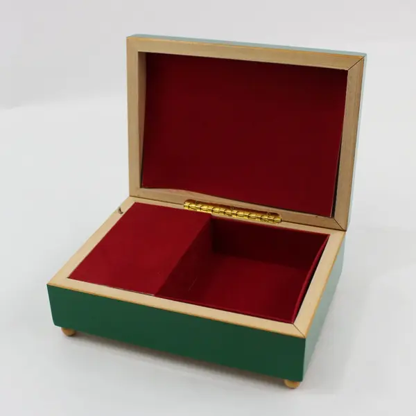 1991 Enesco Carol of the Bells Wooden Musical Music Box