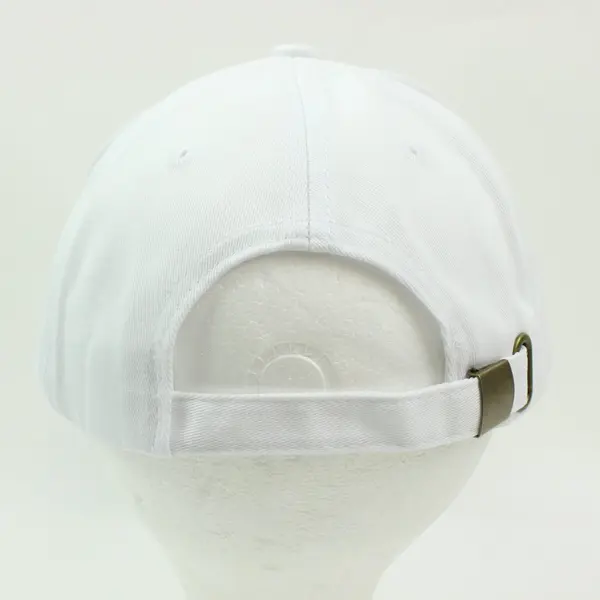 LGBTQ Pride Heart Baseball Cap White Adjustable Medium 100% Cotton