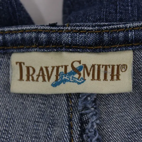 TravelSmith Women's 18W Straight Leg Jeans Medium Wash