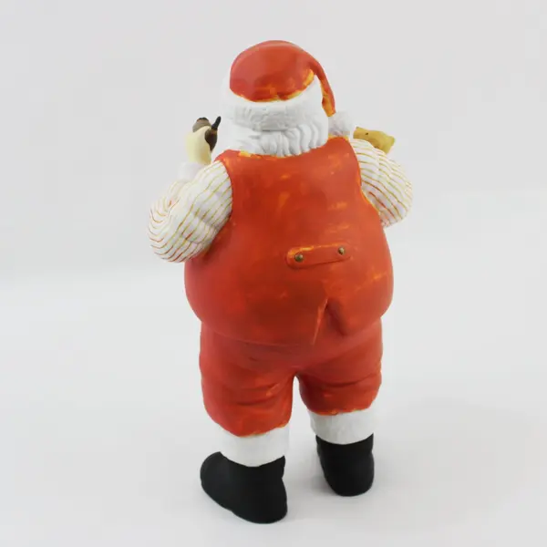 Dept 56 Ho Ho Ho Santa Figurine Working Timepiece w/ Box