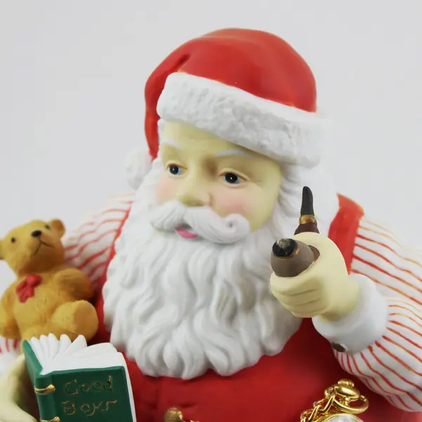Dept 56 Ho Ho Ho Santa Figurine Working Timepiece w/ Box