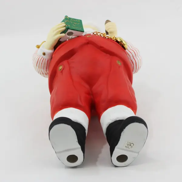 Dept 56 Ho Ho Ho Santa Figurine Working Timepiece w/ Box